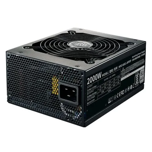 COOLER MASTER 2000W M2000 80 PLUS PLATINUM FULLY MODULAR SMPS