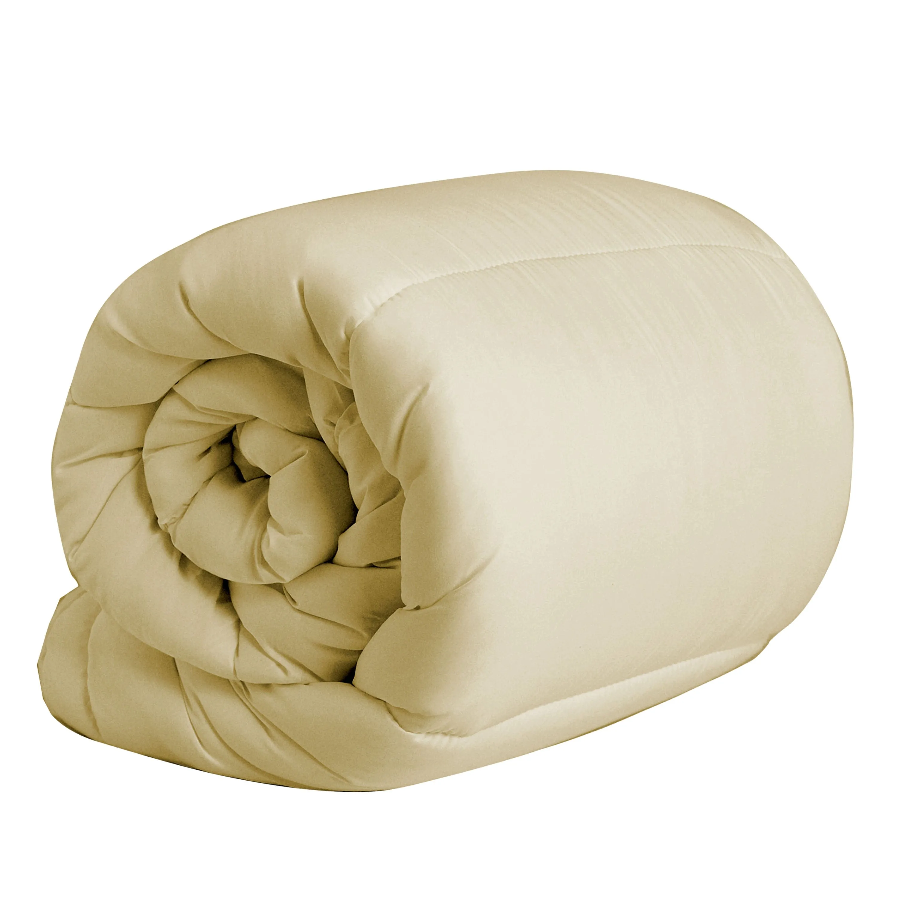 Cotton Home Roll Comforter Mustard