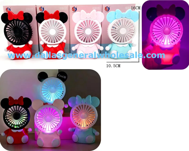 Cute Electronic Rechargeable Fans Wholesale