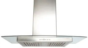 Cyclone - 29.5 Inch 550 CFM Wall Mount and Chimney Range Vent in Stainless - SCB50230