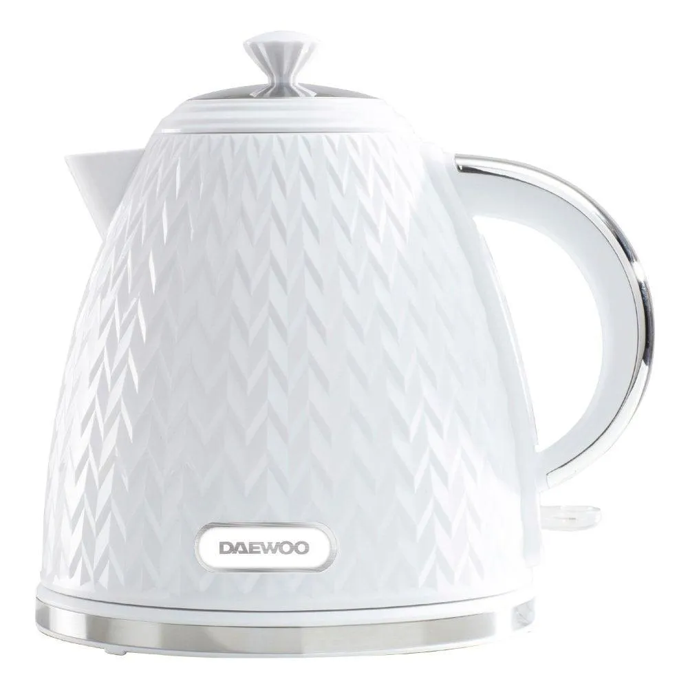 Daewoo Argyle White Jug Kettle | 1.7L