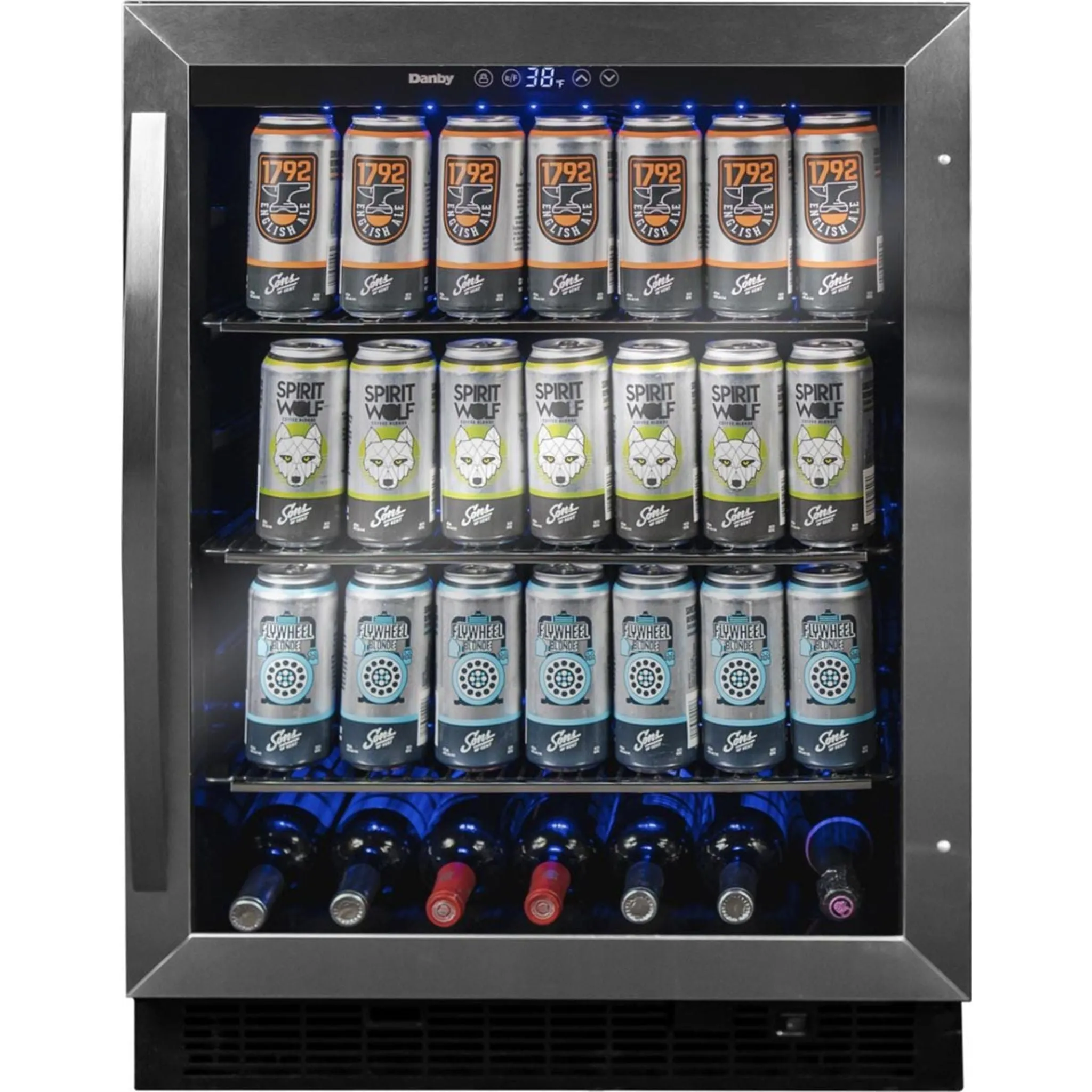 Danby Beverage Cooler (DBC057A1BSS) - Stainless Steel