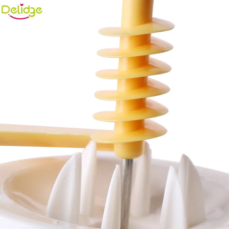 Delidge 4 pcs  Potato Spiral Cutter Slicer Spiral Chips Rotate Potato Tower Making Twist Shredder Kitchen Cooking Tools