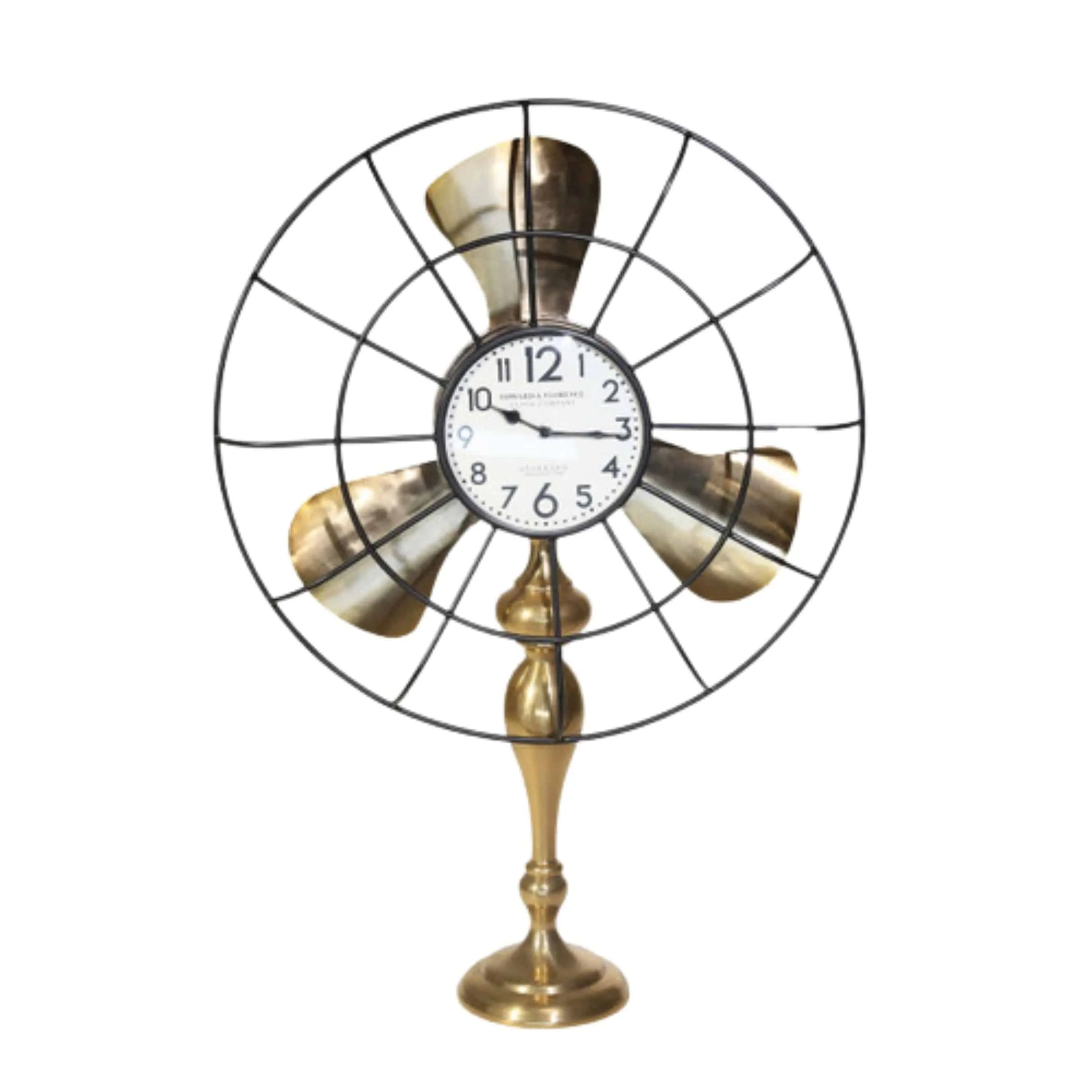 Display Item - Fan-Style Table Clock 14840-02 Nakheel