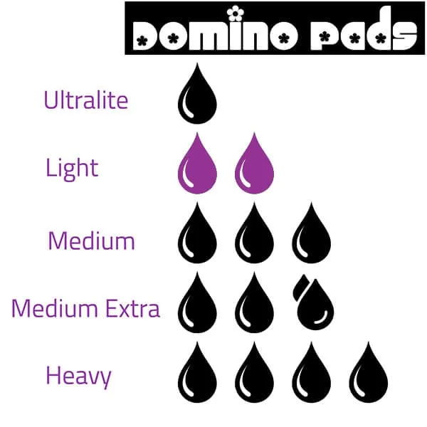 Domino Pads Cloth Panty Liner in KEEPDRY