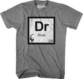 Druid Element Symbol Dungeons & Dragons T-Shirt