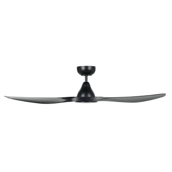 Eglo Surf 52in 132cm Ceiling Fan with 20W LED CCT Light - Black