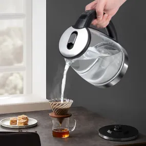 Electric Kettle Glass Teapot Water kettle Hot Water Tea Coffee Kettle