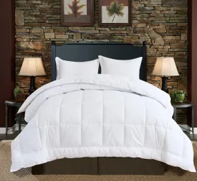 Elegant Comfort 3 Piece Cotton Comforter - Down Alternative Hotel Premium Quality