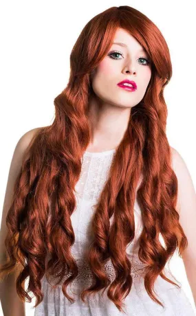 Ember Long Auburn Wavy Wig