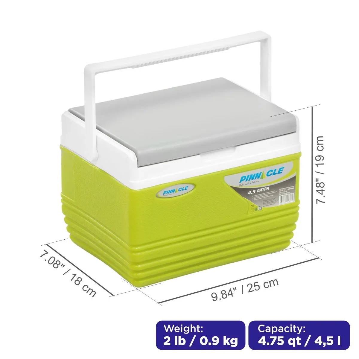 Eskimo Portable Hard-Sided Ice Chest for Camping, 4 qt