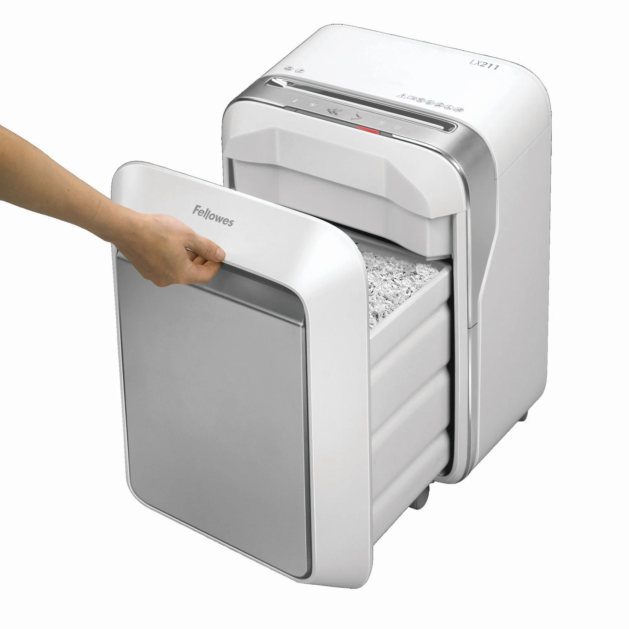 Fellowes Micro Cut Shredder Model Lx211 ( White Color)