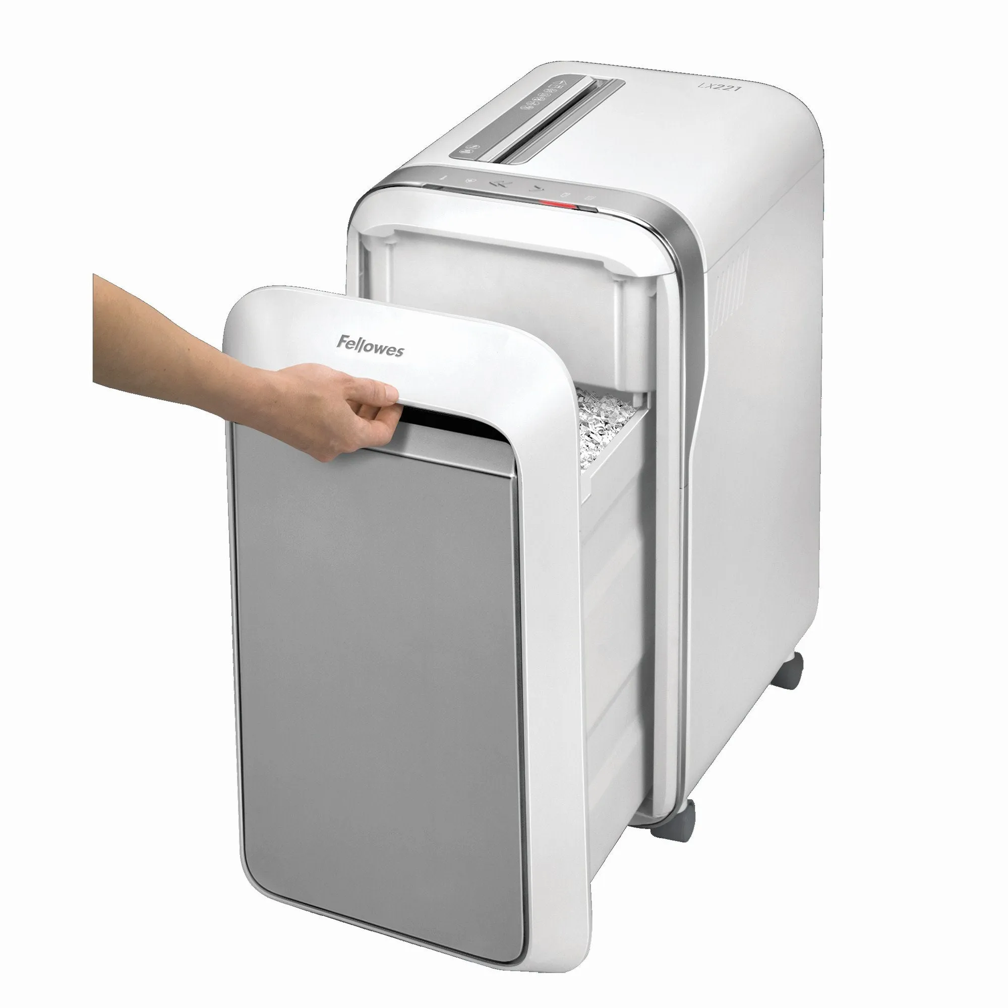 Fellowes Micro Cut Shredder Model Lx221 ( White Color)