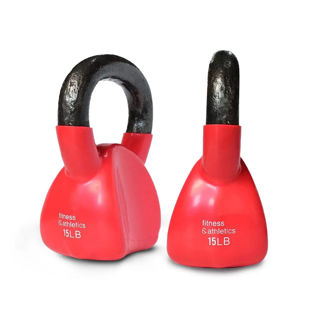 Fitness & Athletics Ergonomic Vinyl Coated Kettlebell