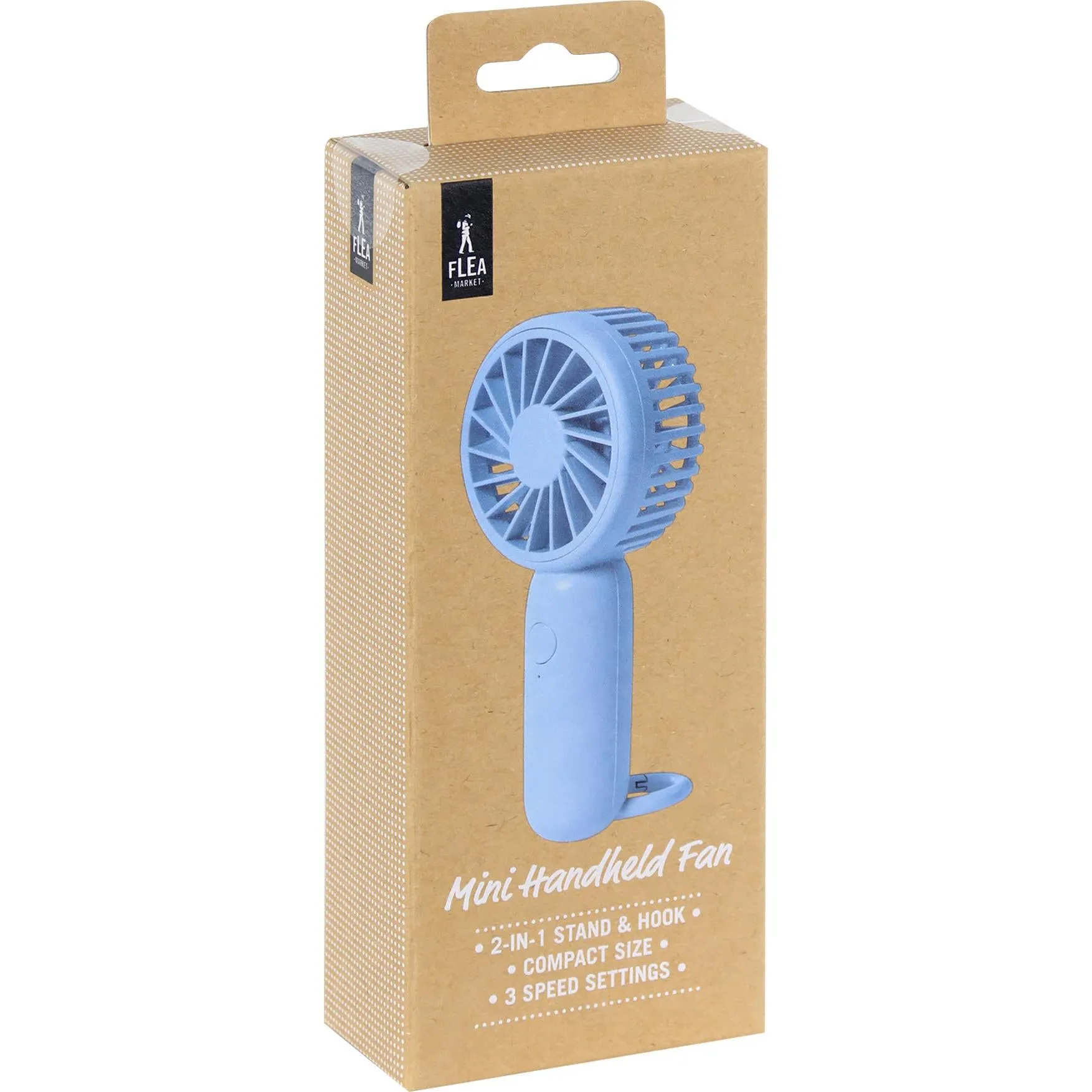 Flea Market Mini Handheld Fan (Sky Blue)