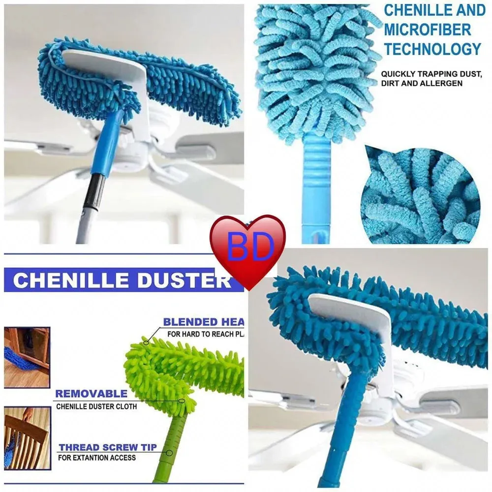 Flexible Microfiber celling fan Duster