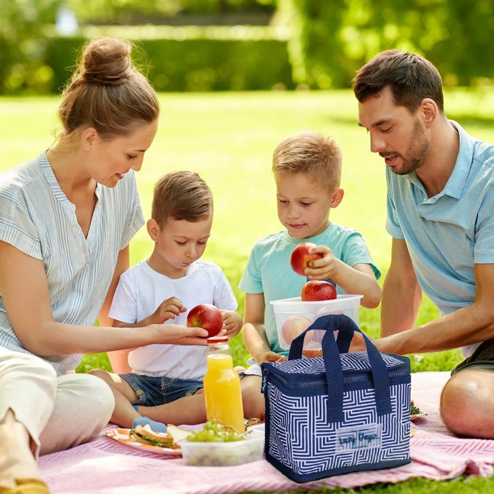 Food Safe Insulated Kids Lunch Box Cooler - Rainbow