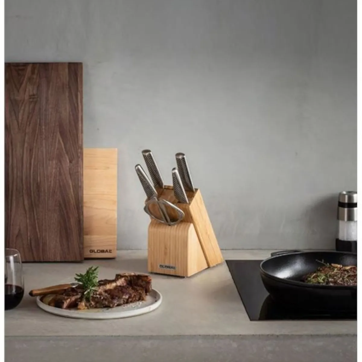 Global Takashi Knife Block Set of 6