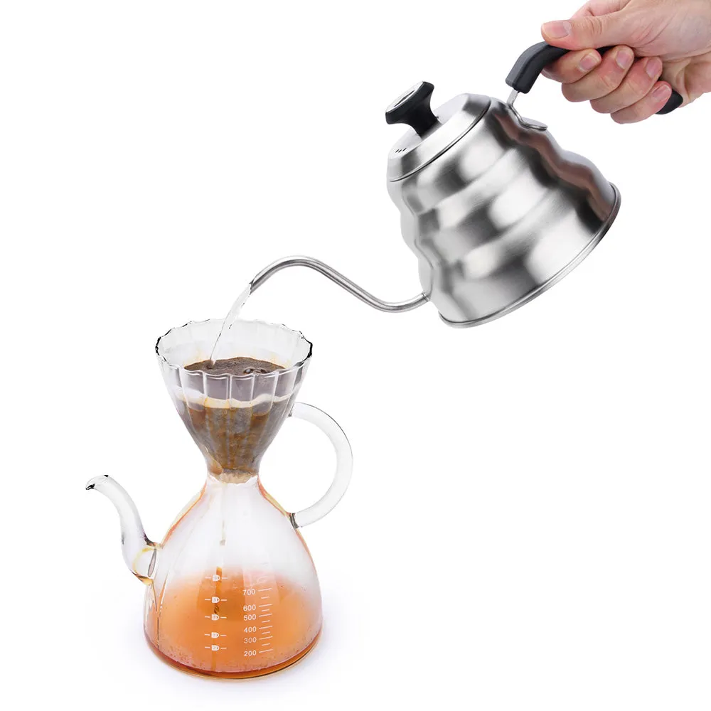 Gooseneck Pour Over Drip Kettle with Thermometer