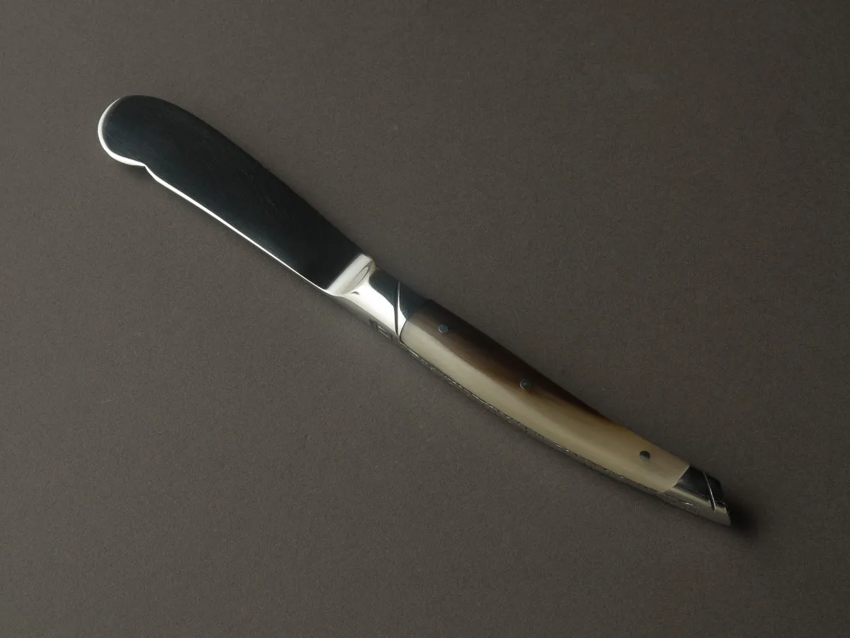 Goyon Chazeau - Le Thiers - Butter Knife - Aubrac Horn Handle