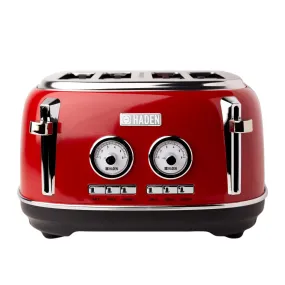 Haden Jersey Red 4 Slice Toaster