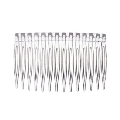 Hair Combs-Clear Plastic 70mm