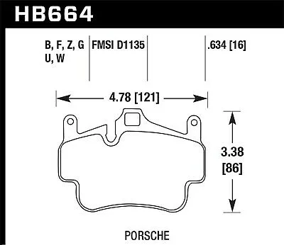 Hawk DTC-70 Brake Pad - Front (HB664U.634)