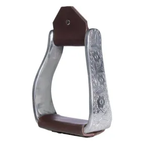 HKM Engraved Western Stirrups