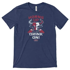 Horns Up Drink On! Heather Shirt | Houston Football Fan Apparel