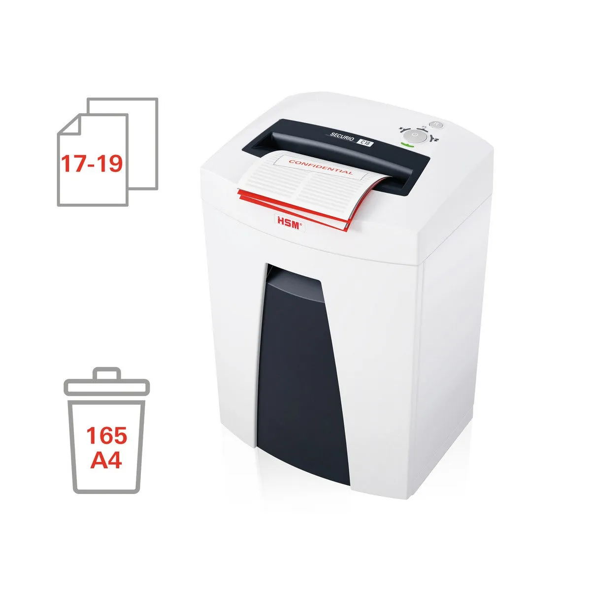 HSM SECURIO C18 - 5.8 mm Document Shredders