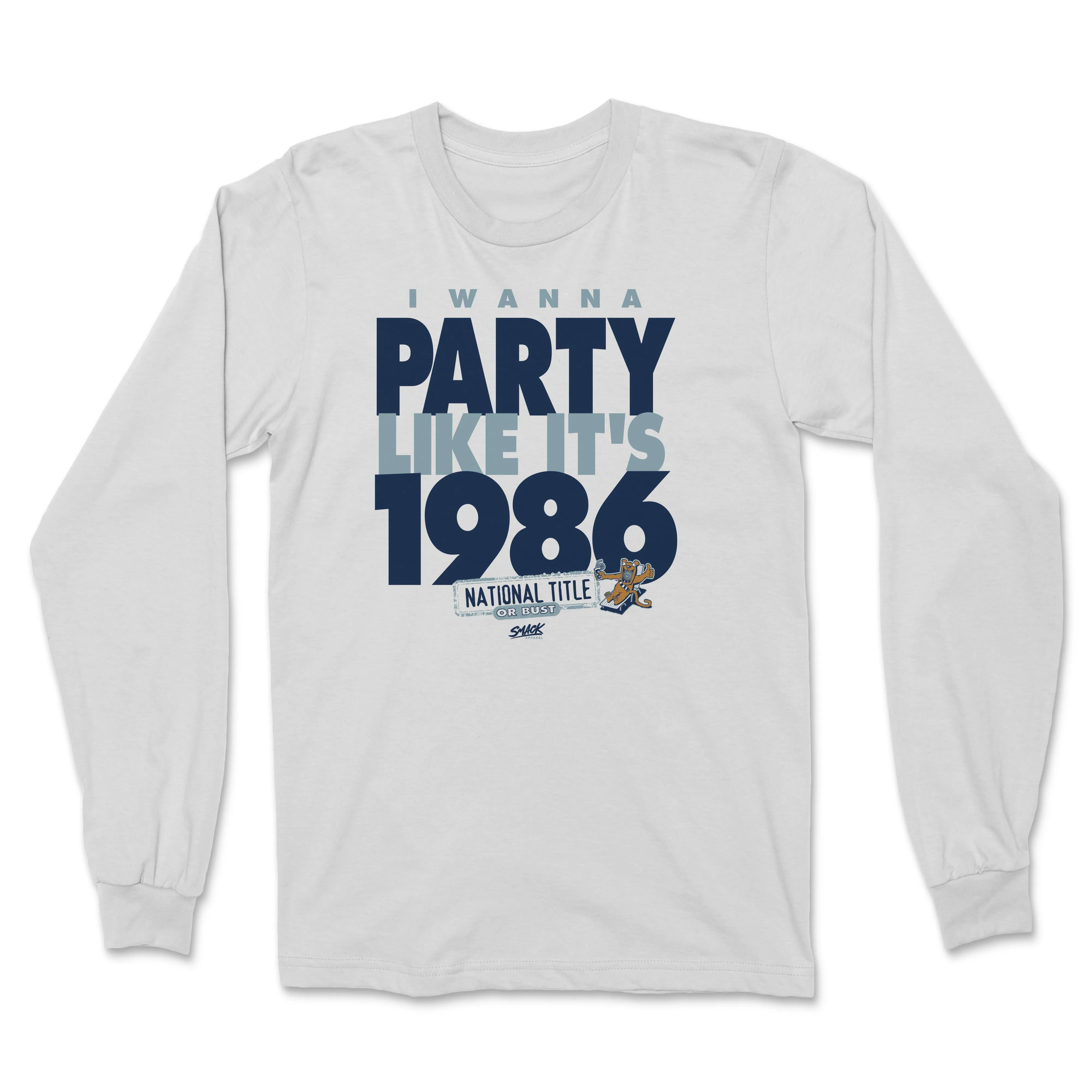 I Wanna Party Like It's 1986 T-Shirt for Penn State College Fans (SM-5XL)