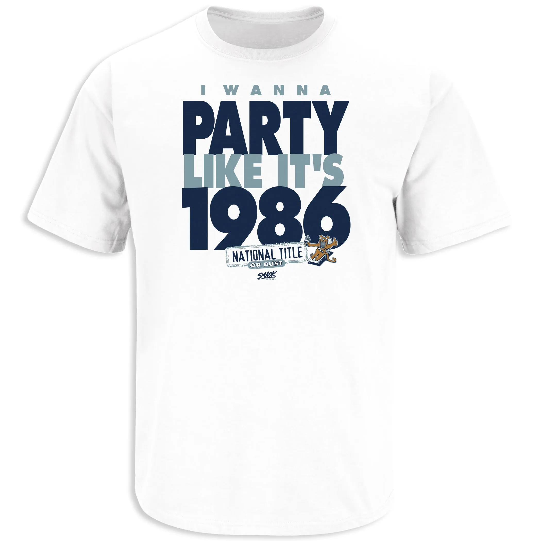 I Wanna Party Like It's 1986 T-Shirt for Penn State College Fans (SM-5XL)