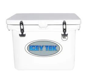 Icey Tek 40L Hard Cooler White