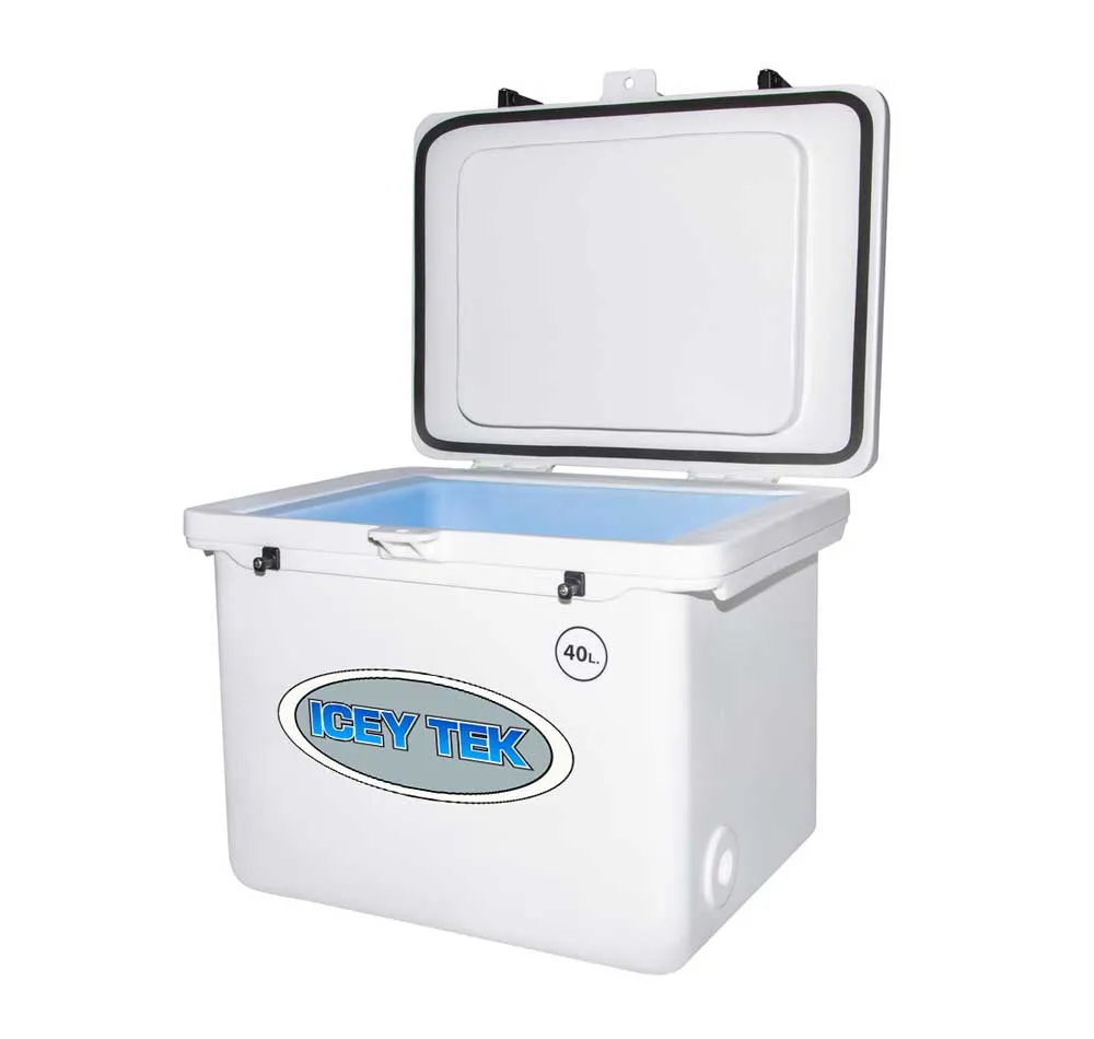 Icey Tek 40L Hard Cooler White