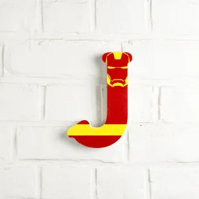 Iron man J Letter