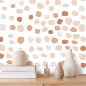 Irregular Dots Wall Decal Set - Sand