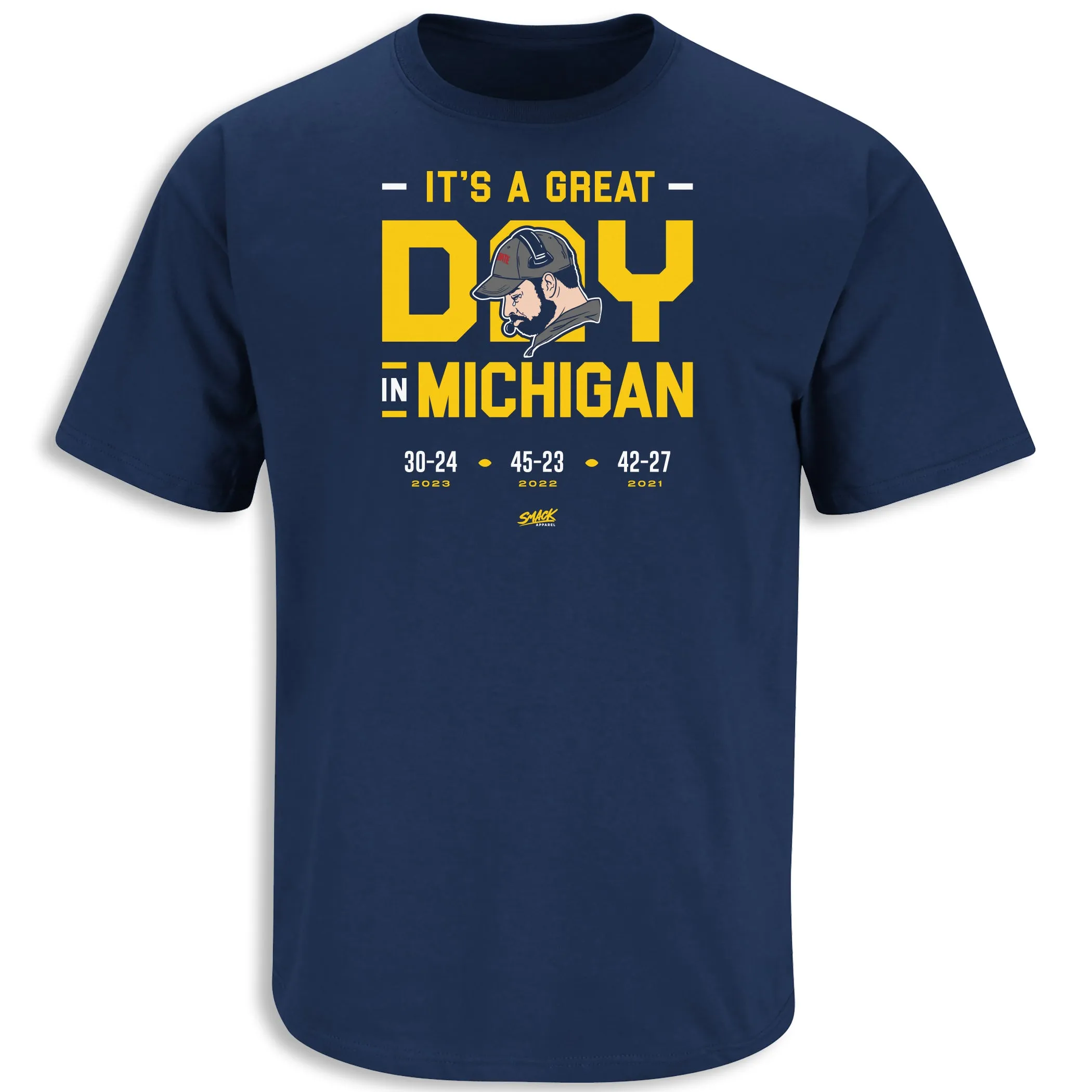 It's a Great Day in Michigan (anti Ohio St) T-Shirt for Michigan College Fans (SM-5XL)