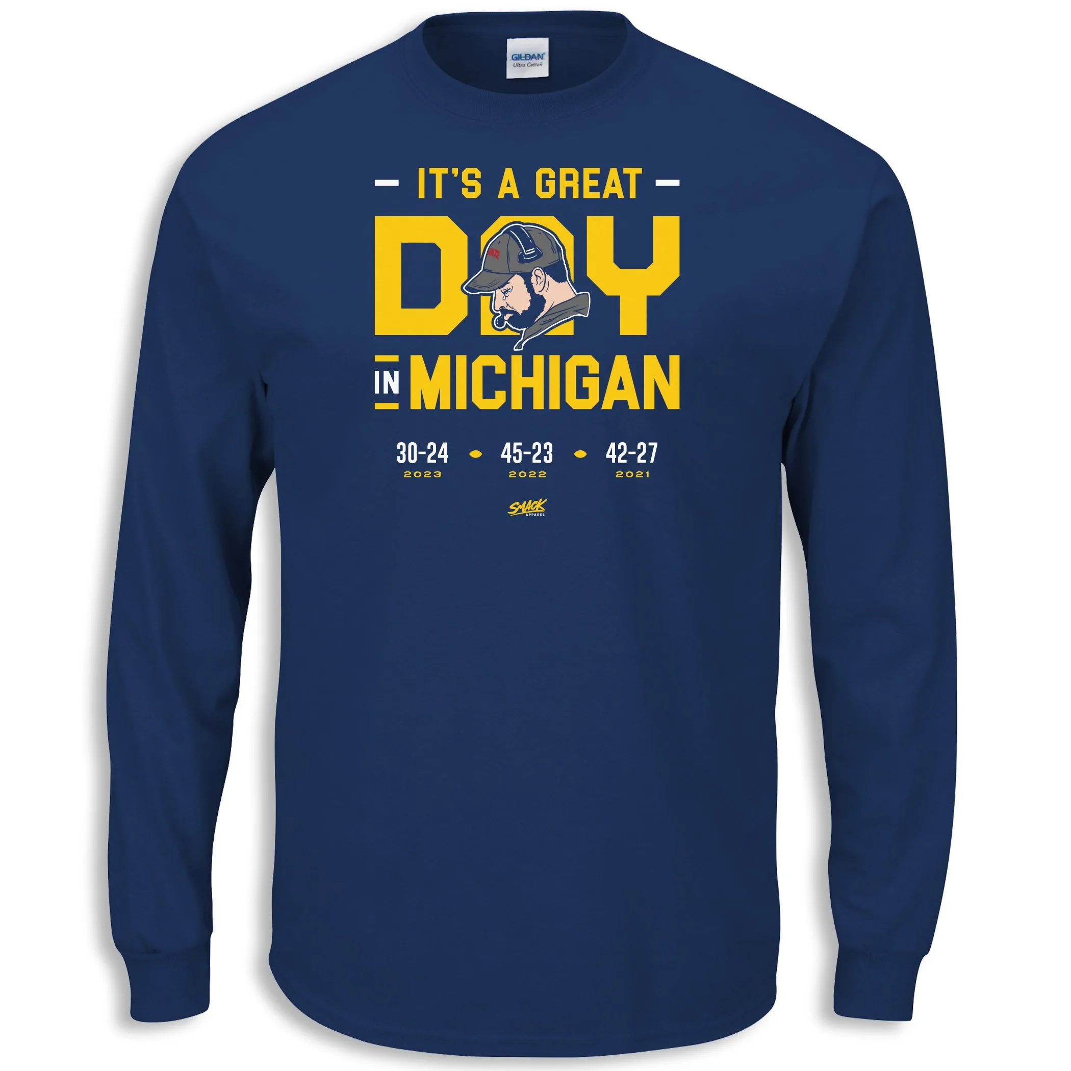 It's a Great Day in Michigan (anti Ohio St) T-Shirt for Michigan College Fans (SM-5XL)