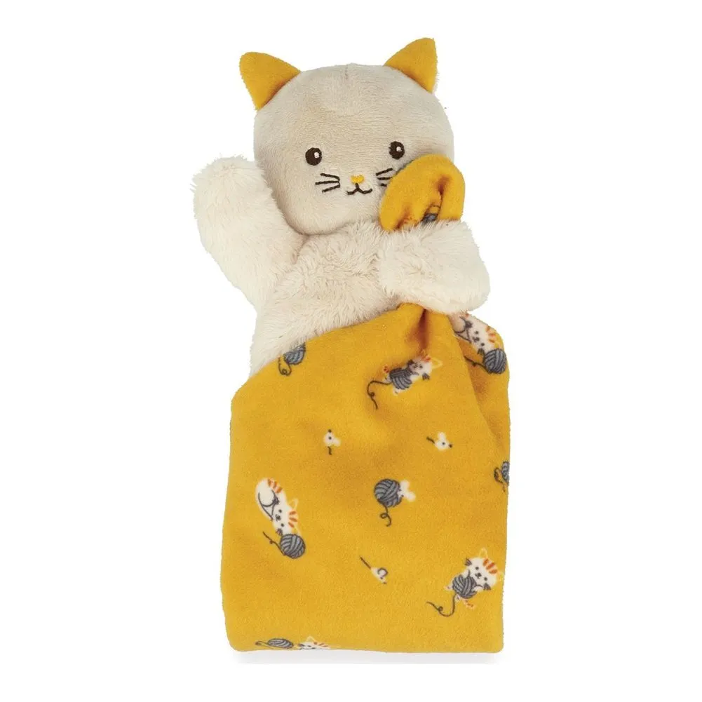 Kaloo Cat Comforter Plush Toy - Doudou Cat Yellow