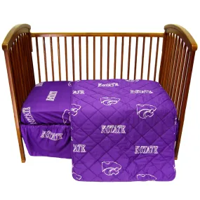 Kansas State Wildcats 4 piece Baby Crib Set