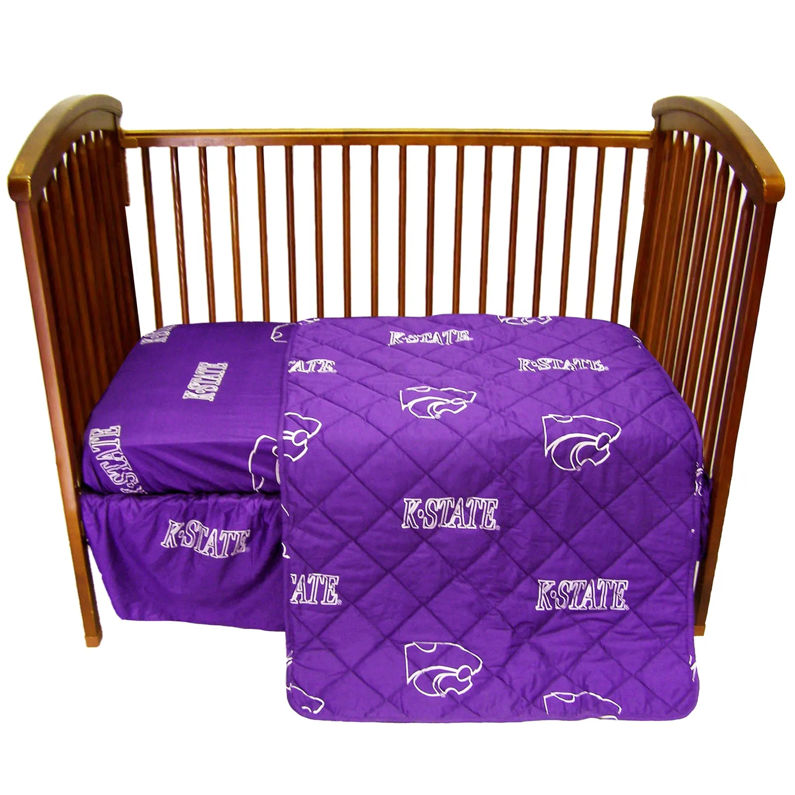 Kansas State Wildcats 4 piece Baby Crib Set