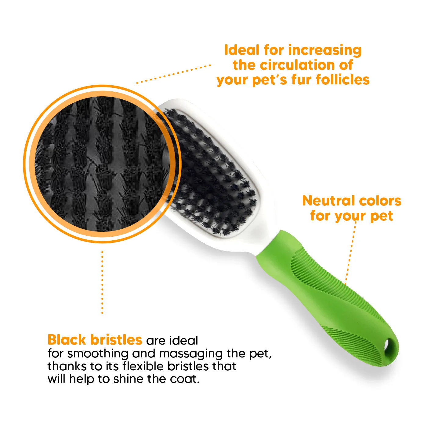 Kanu Pet Double-sided Dog & Cats Brush