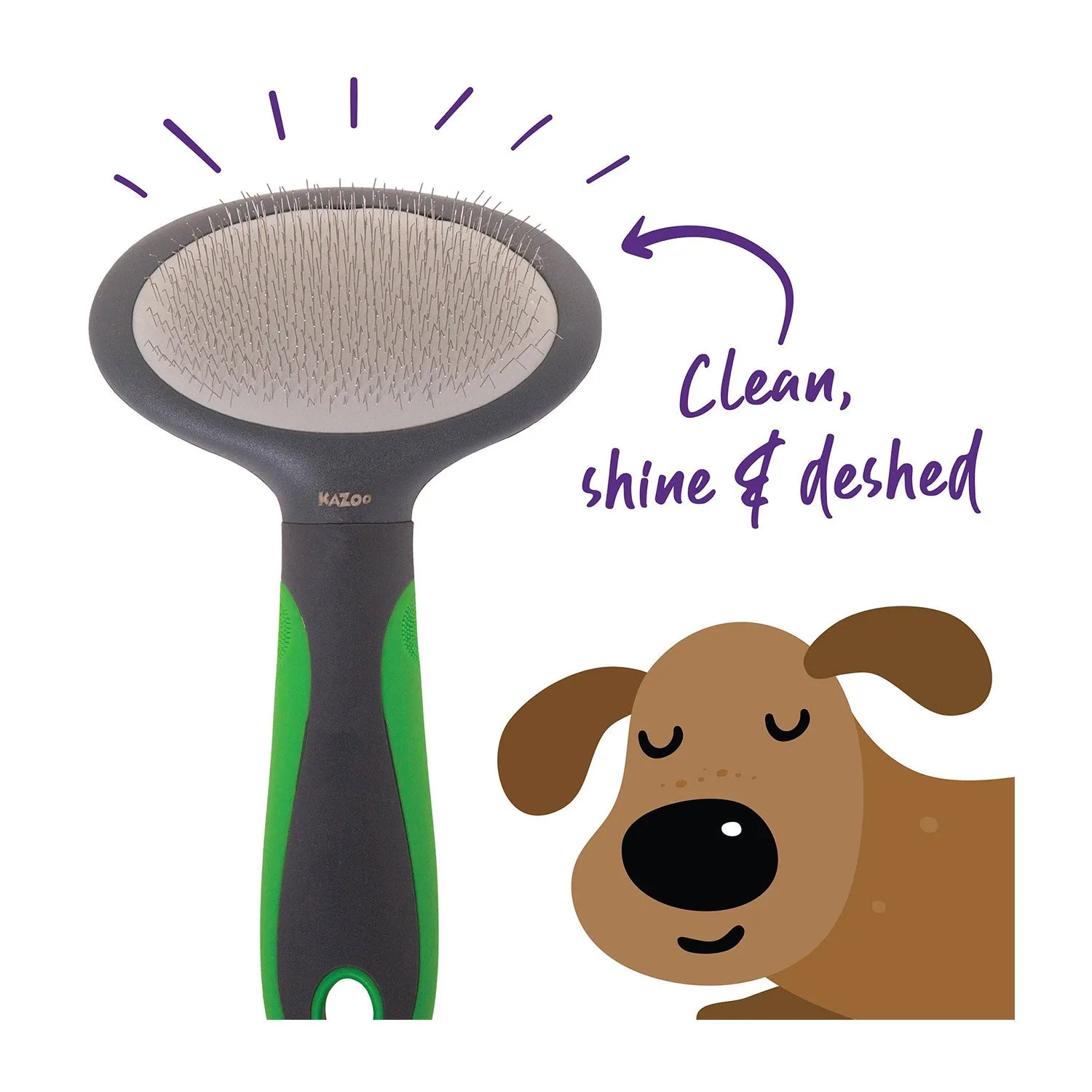 Kazoo Slicker Brush for Dogs