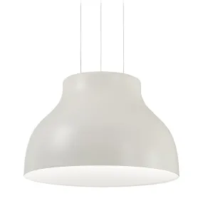 Kettle Up 17 in. LED Pendant Light Matte White finish