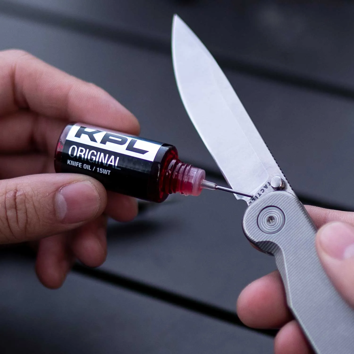 Knife Pivot Lube