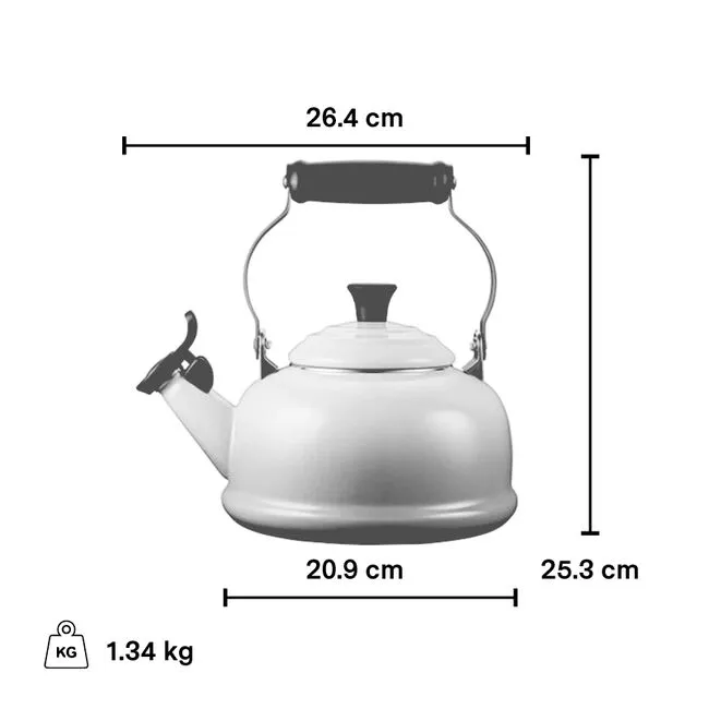 Le Creuset 1.6 Litre Classic Whistling Kettle, Artichaut