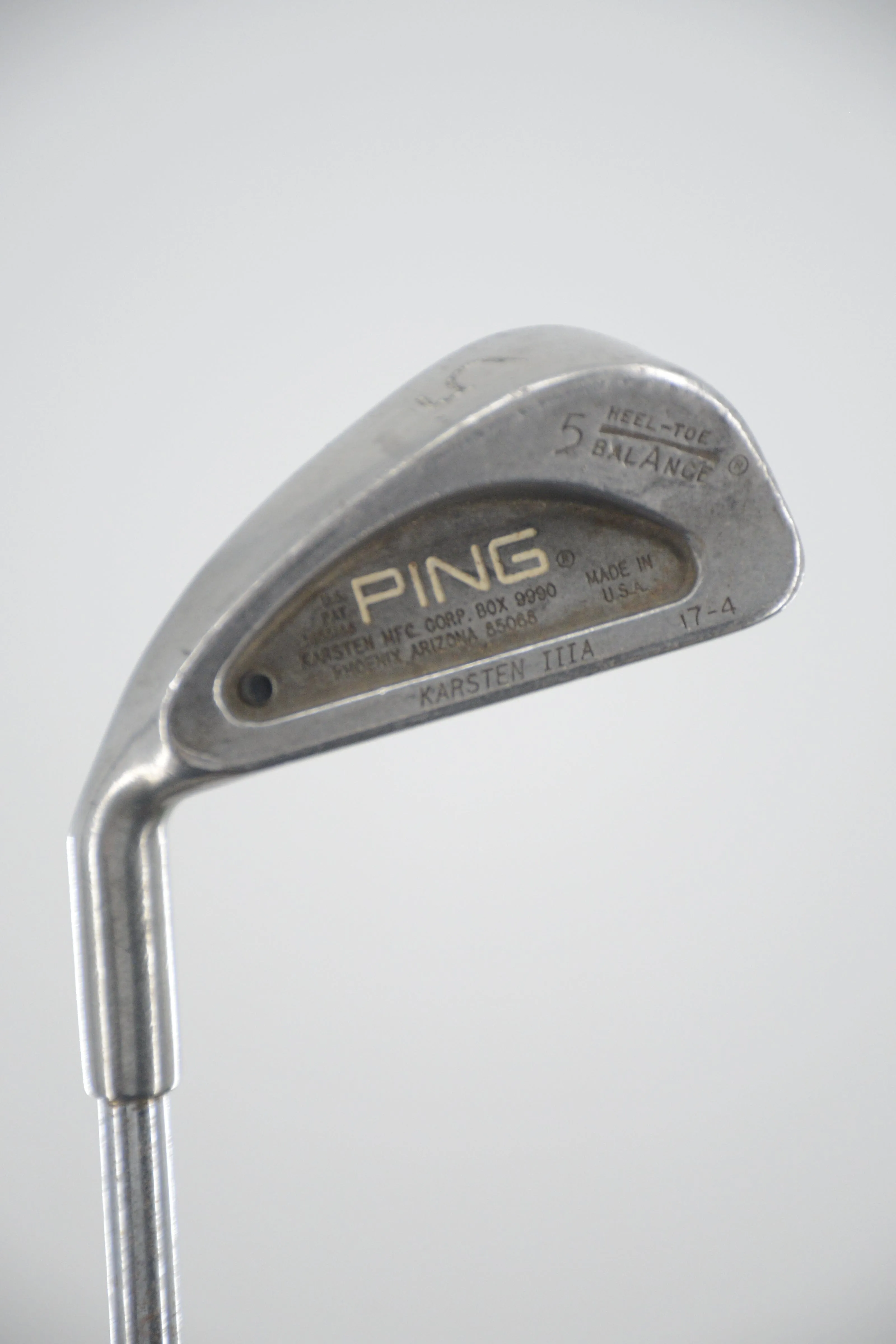 Lefty Ping Karsten III-A 5 Iron S Flex 37.25"