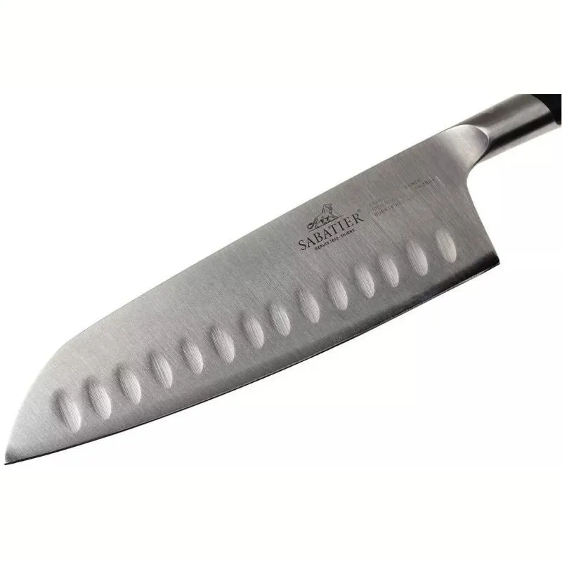 Lion Sabatier Edonist Santoku Knife Black 18cm