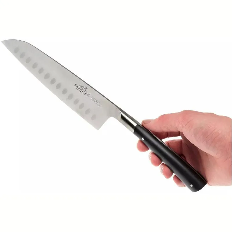 Lion Sabatier Edonist Santoku Knife Black 18cm