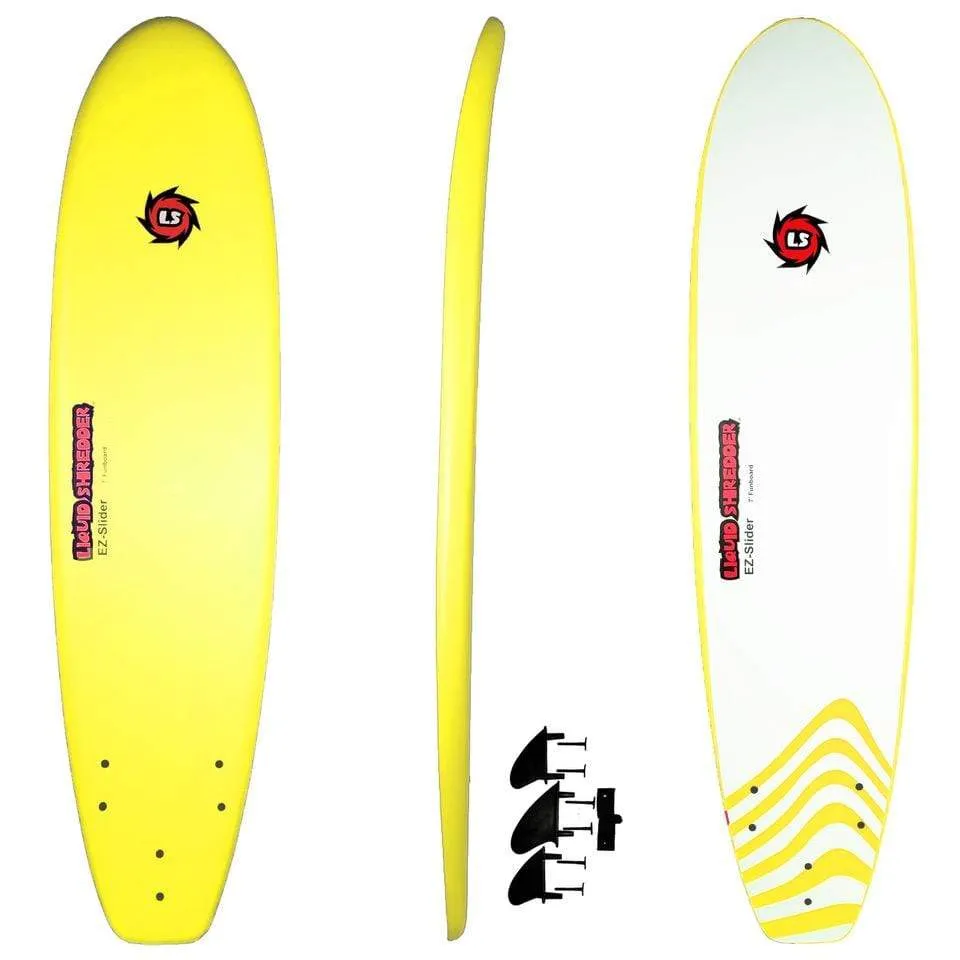 Liquid Shredder 7' EZ-Slider Foam Soft Surfboard